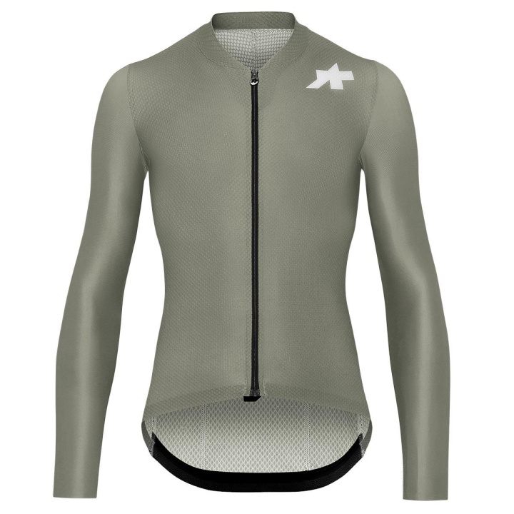 Assos Mille GT LS Jersey S11 EVO Cykeltröja Edge Green i gruppen Kläder/skor/hjälm / Tröjor / Långärmade tröjor hos CykelCity (10405)