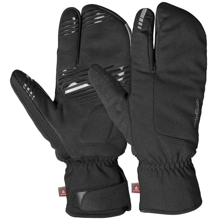 GripGrab Nordic 2 Windproof Deep Winter Lobster Handskar Svart i gruppen Kläder/skor/hjälm hos CykelCity (7626)